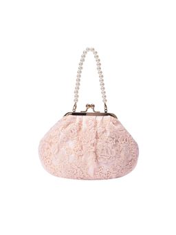 Lino Perros - Women Pink Clutch with Detachable Strap