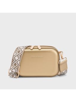 Lino Perros - Women Avril Bold Solid Sling Bag with Detachable Strap