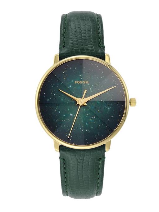Fossil Prismatic Galaxy Green Leather Strap Watch ES4730 ĐỒNG HỒ NỮ FOSSIL ES4730 PRISMATIC GALAXY GREEN DIAL DÂY DA  main image 4