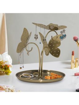 Metalsmith - Decorative Butterfly Jewellery Stand with Tray