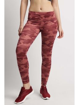 Reebok - Women Maroon Tights