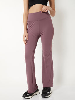 max - Women Mauve Solid Trackpant