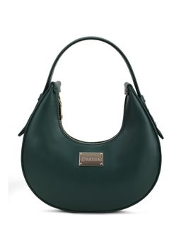 RASHKI - Green ERZA Solid Moon bag