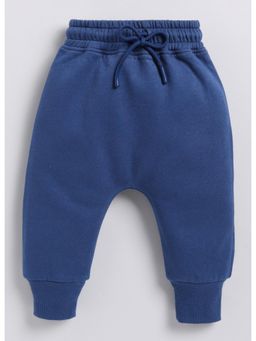 Cot and Candy - Navy Blue Solid Joggers