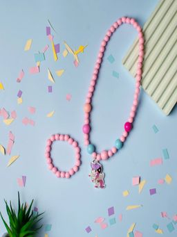 JEWELZ - Magical Unicorn Pink Necklace Jewellery Set for Kids