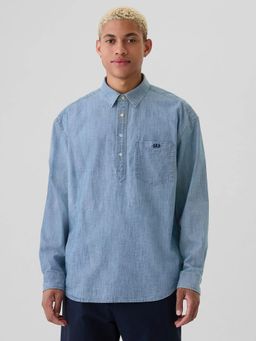 GAP - Denim Spread Collar Shirt