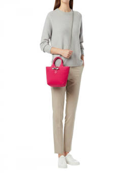 Longchamp - Fuchsia Le Roseau XS Tote