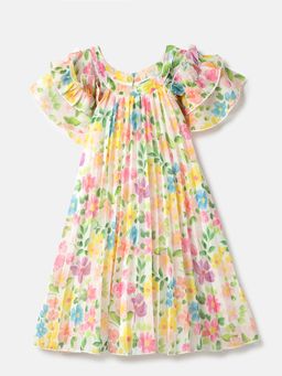 United Colors of Benetton - Multi-Color Floral Regular Fit Dress
