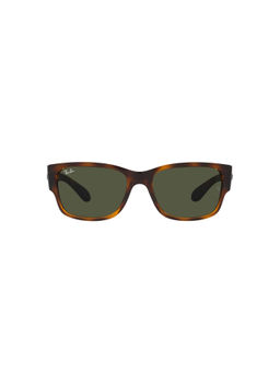Ray-Ban - Havana Sunglasses (0RB4388-Pillow-Havana Frame-Green Lens-56: 55 mm)