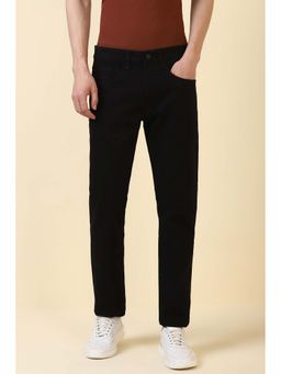 Allen Solly - Men Black Solid Regular Fit Jeans