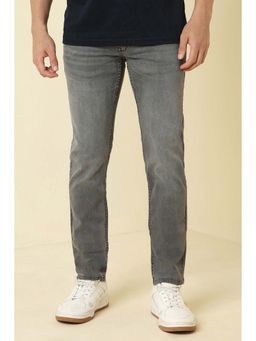 Allen Solly - Men Green Solid Skinny Fit Jeans