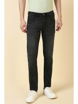 Allen Solly - Men Black Solid Skinny Fit Jeans
