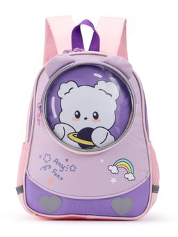 KIDLINGSS - Teddy Design Front Pocket Backpack - Purple