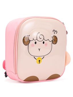 KIDLINGSS - Sheep Design 3D Hard Case Backpack - Pink