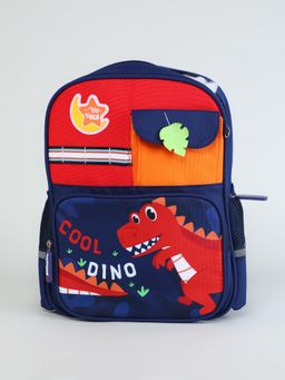 KIDLINGSS - Cool Dino Print Backpack - Red
