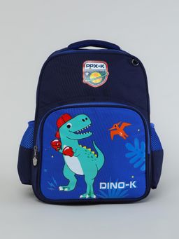 KIDLINGSS - Dinosaur Printed Backpack - Navy Blue