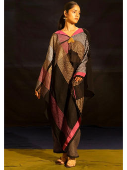 Banana Labs - Illume Noir Pink Black Kaftan with Slip