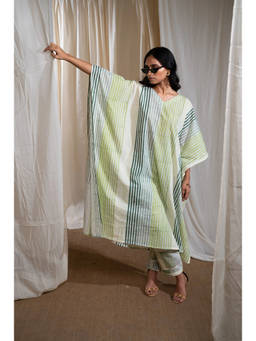 Banana Labs - MARINA skyline Blue cotton kaftan