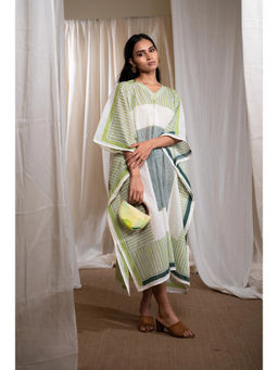 Banana Labs - MARINA piano mul Green Kaftan