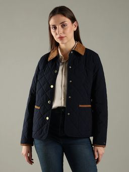 Tommy Hilfiger - Regular Fit Polyester Spread Collar Quilted Jacket