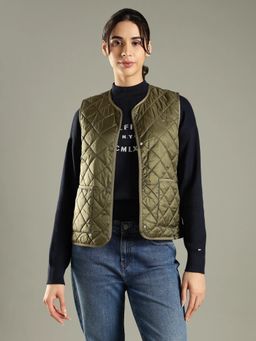Tommy Hilfiger - Regular Fit Nylon Quilted Green Jacket
