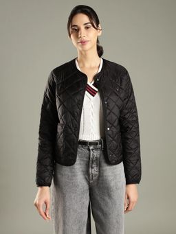 Tommy Hilfiger - Regular Fit Nylon Black Quilted Jacket