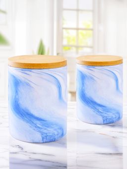 Gleevers - Gievers Ceramic Jar, 400ml, Blue