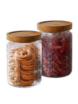 The Better Home - 800ml Window Flower Glass Jar