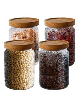 The Better Home - 800ml Window Flower Glass Jar