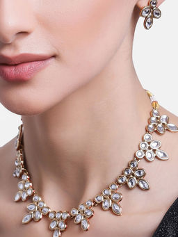 Estele - Gold Plated Astonishing Kundan Jewellery Set for Women