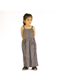 Tic Tac Toe Kids - Girls Spaghetti Checks Print Dress