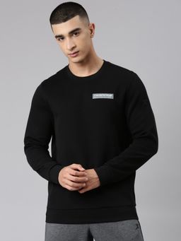 Xtep - Drums In The Middle Themed Sculpting Sweatshirt for Men, Black