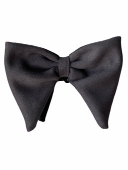 The Tie Hub - Grey Suede Butterfly Bow Tie