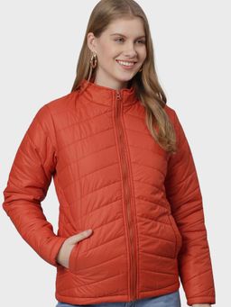 Campus Sutra - Red Solid Jacket