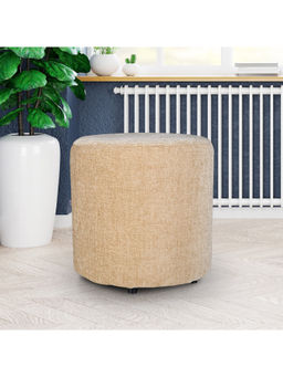 HomeTown - Fabric Ottoman in Beige