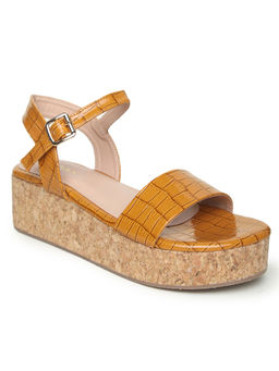 VALIOSAA - Solid Mustard Sandals