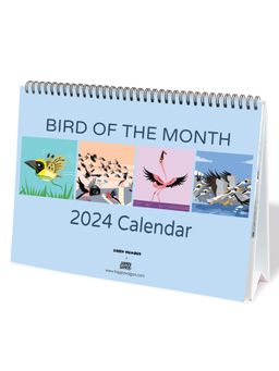 Happywagon - Bird of the Month Desk Calendar 2024