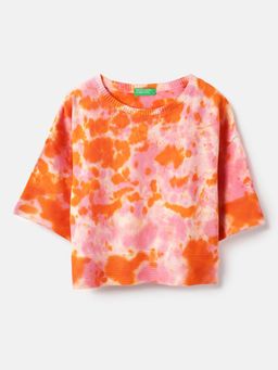 United Colors of Benetton - Regular Fit Tie And Dye T-shirt