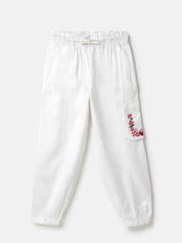 United Colors of Benetton - Solid Regular Fit Utility Trousers White
