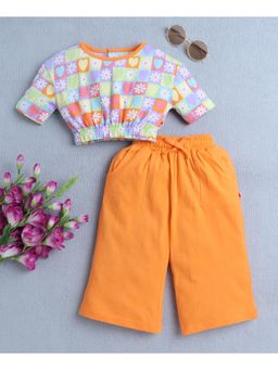 Bumzee - Girls Half Sleeves T-shirt & Culotte (Set of 2)