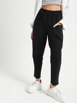 Sera - Cotton Nylon Casual Trouser