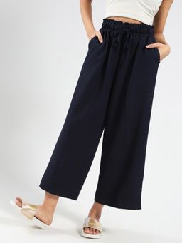 Sera - Cotton Wide Leg Casual Trouser