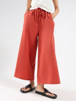 Sera - Cotton Wide Leg Casual Trouser