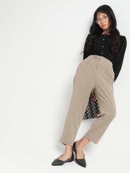 Sera - Women Pleated Korean Formal Trouser