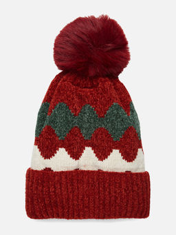 Twenty Dresses by Nykaa Fashion - Red Love Your Quirks Beanie