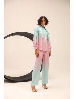 Label Deepika Nagpal - Aqua Rue Co-Ord (Set of 2)