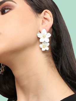 Sohi - Gold Plated Designer Party Drop Earring For Women