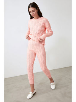 Trendyol - Pink Knit Lounge Set 2