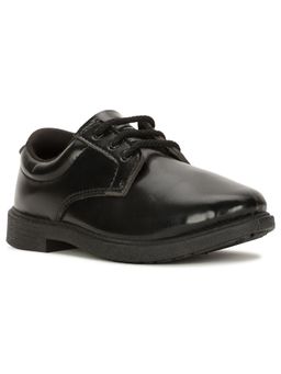 Bubblegummers - Black School Lace Up Shoes For Boys