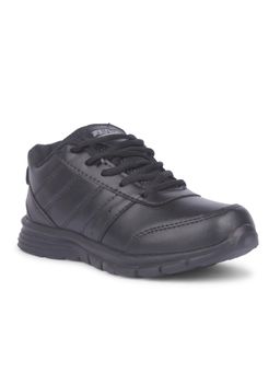 Bubblegummers - Black School Lace Up Shoes For Boys